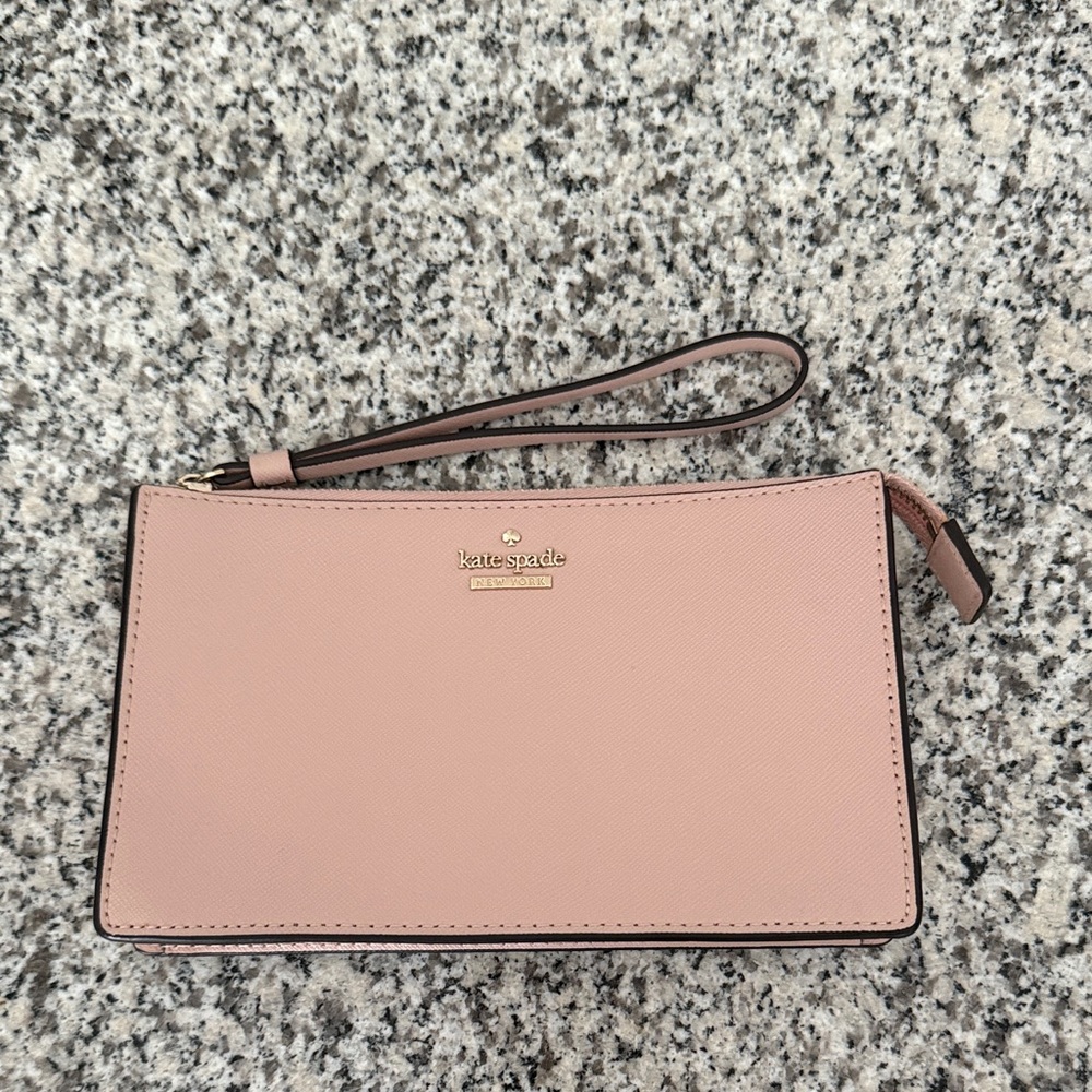 Kate Spade Blush Pink Wristlet Clutch